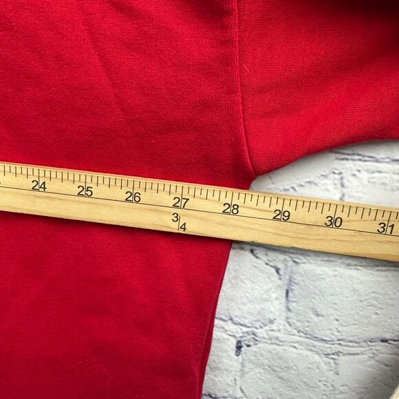 Disney Parks Christmas Sweater Mickey & Minnie Red COZY Crop Crewneck 2XL - Picture 8 of 9